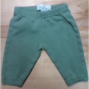 Sweet Peanut Brand Newborn Green Bottom 100% Cotton Pant Preowned